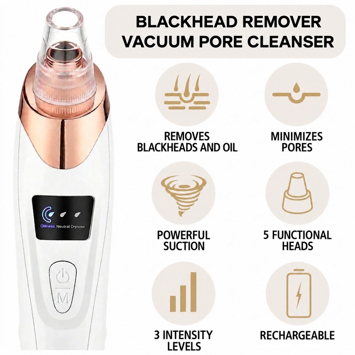 💥 SAVE 50% - Electric Blackhead Remover