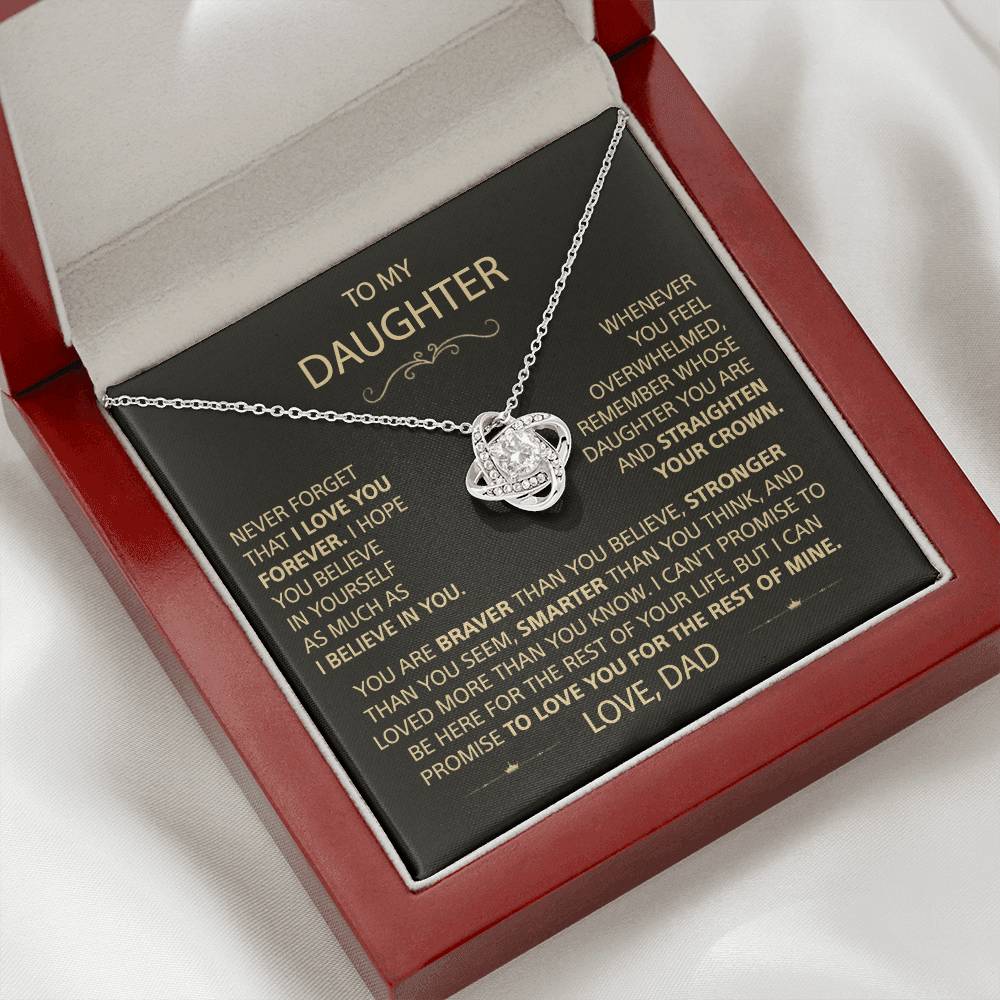 To my Daughter - Never forget that I love you, Dad - Trybe