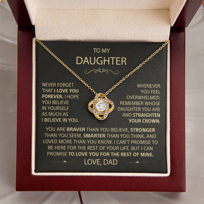 To my Daughter - Never forget that I love you, Dad - Trybe
