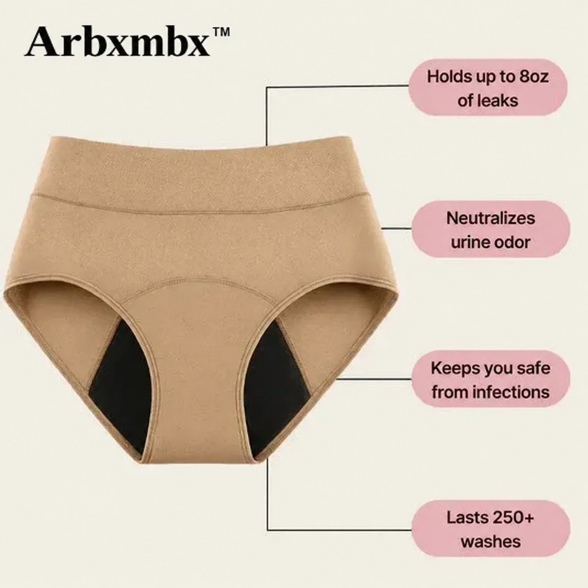💥 SAVE 50% - ARBXMBX™  100% Leak-Proof Underwear 🌸